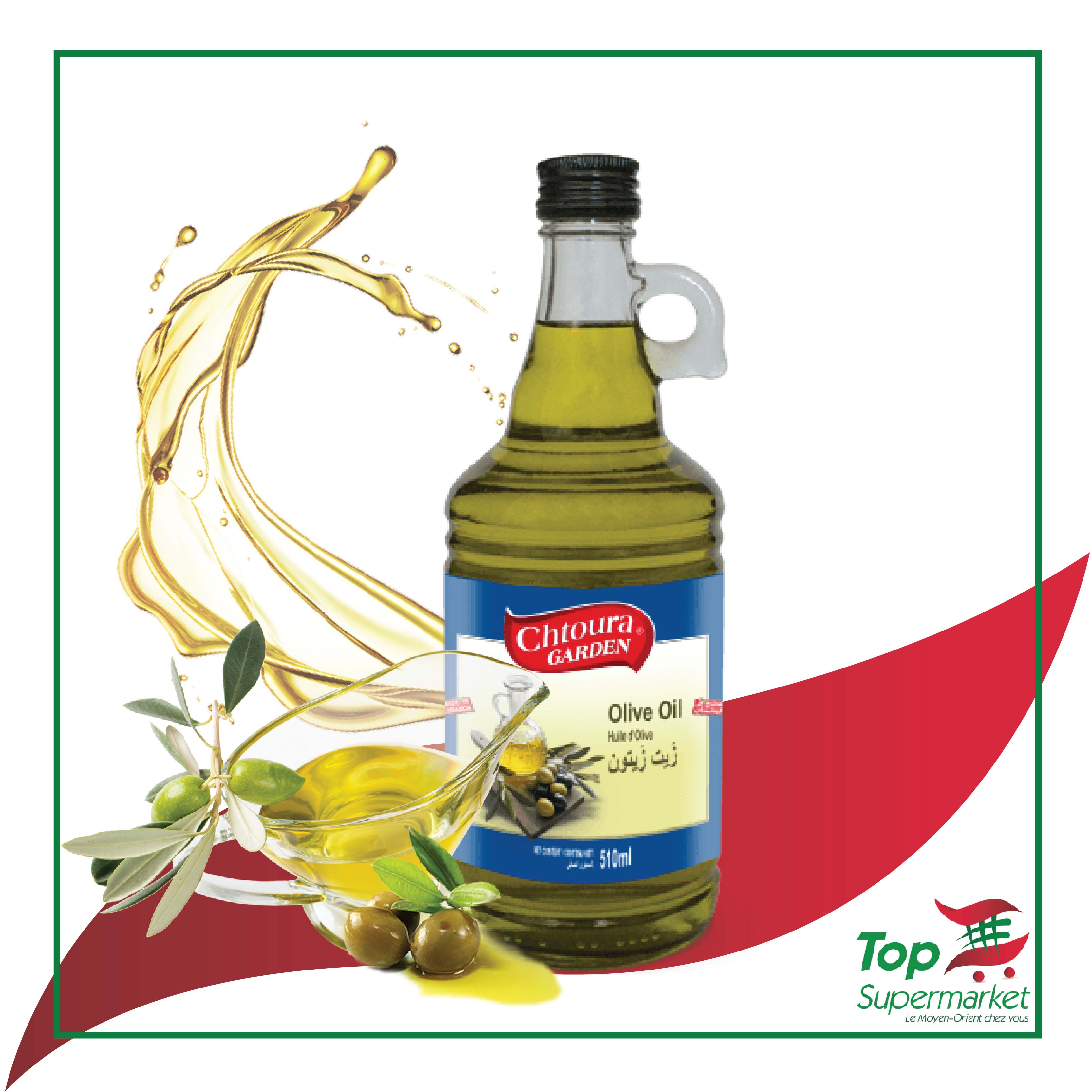 Chtoura Garden Olive Oil (Glas) 510Ml